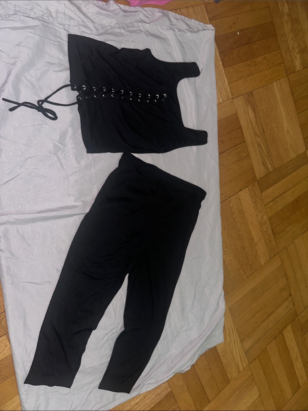 2 Piece Sets for Women Summer Capri Set Sleeveless Sexy Club Outfits